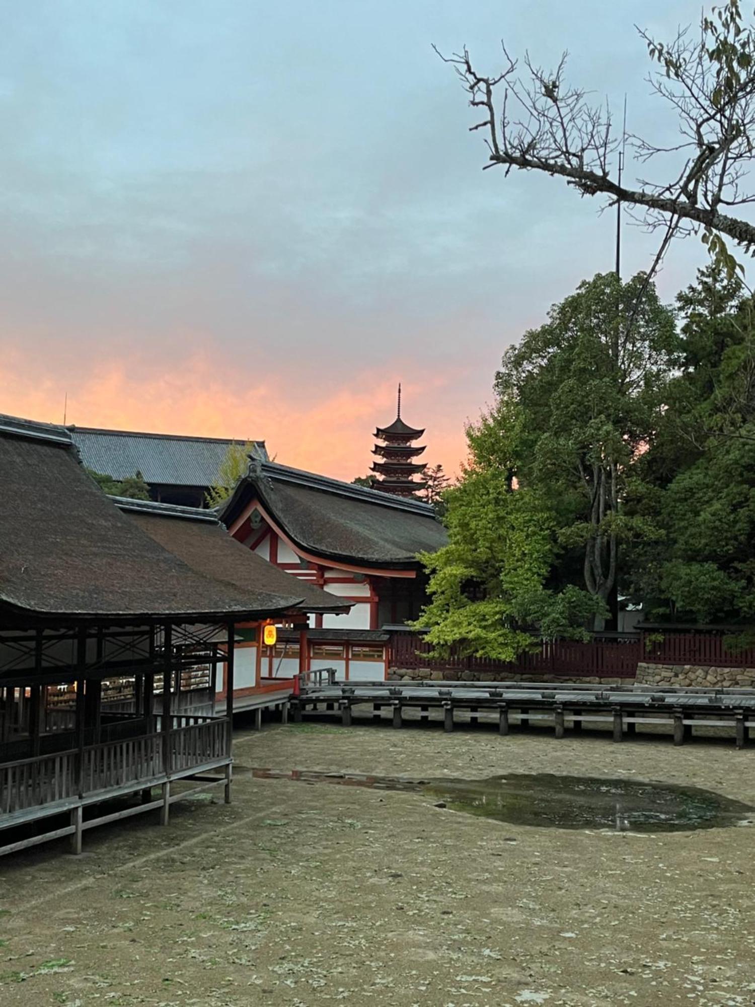 宮島 町家宿 進龍庵 Hatsukaichi Exteriör bild